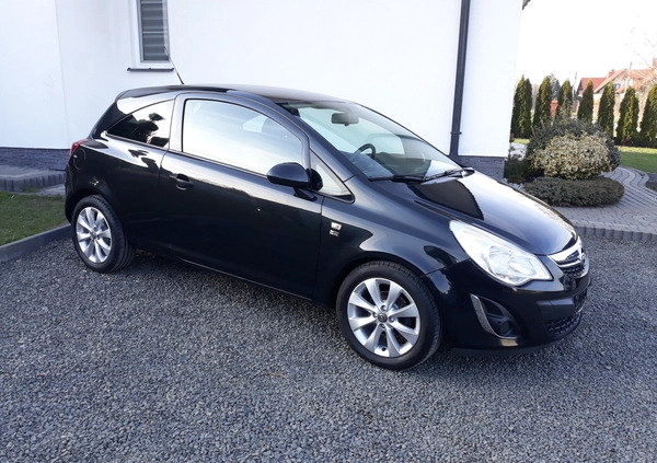 Opel Corsa cena 18600 przebieg: 145000, rok produkcji 2012 z Kościan małe 352